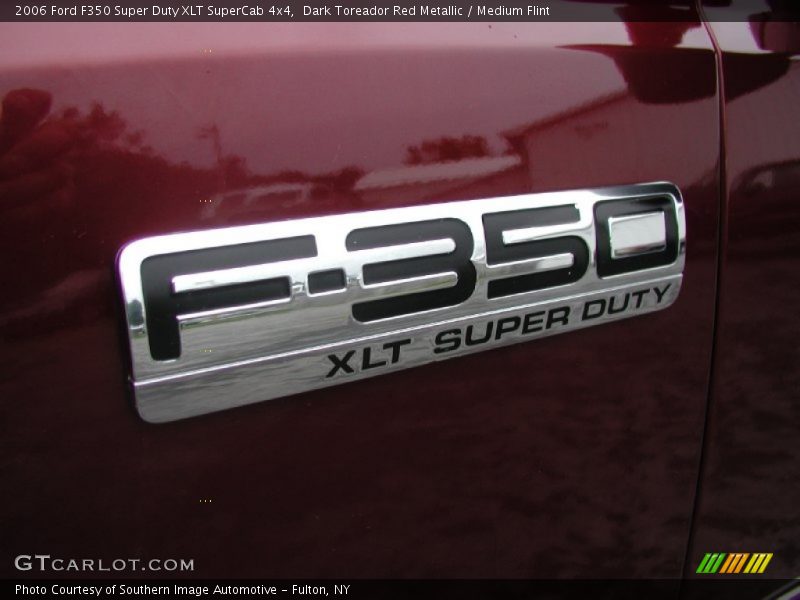 Dark Toreador Red Metallic / Medium Flint 2006 Ford F350 Super Duty XLT SuperCab 4x4