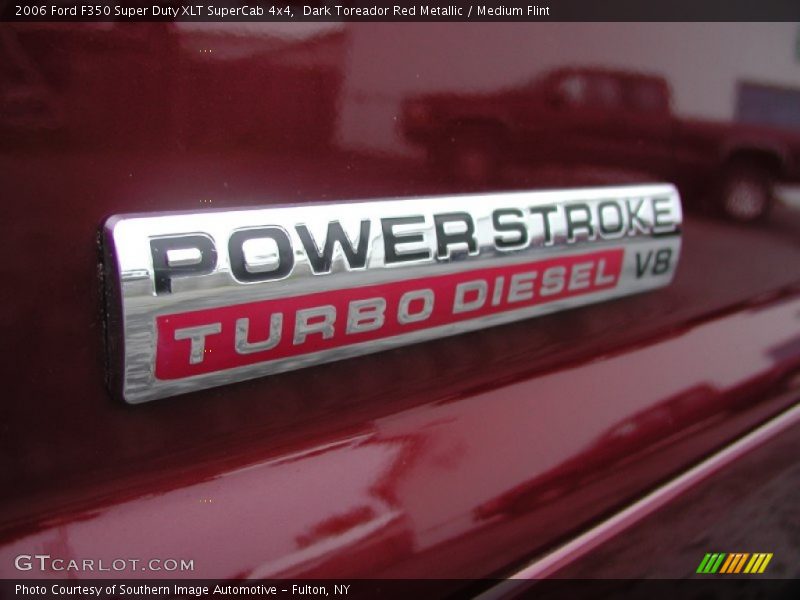 Dark Toreador Red Metallic / Medium Flint 2006 Ford F350 Super Duty XLT SuperCab 4x4
