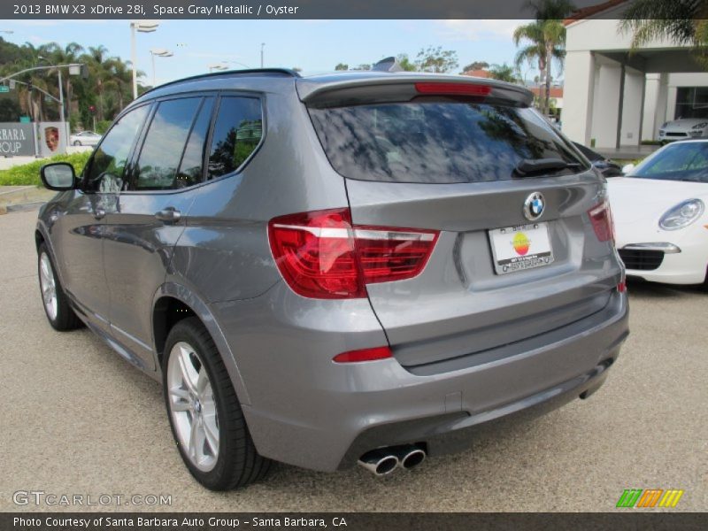 Space Gray Metallic / Oyster 2013 BMW X3 xDrive 28i