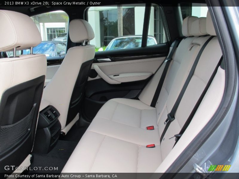 Space Gray Metallic / Oyster 2013 BMW X3 xDrive 28i