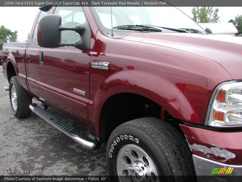 Dark Toreador Red Metallic / Medium Flint 2006 Ford F350 Super Duty XLT SuperCab 4x4