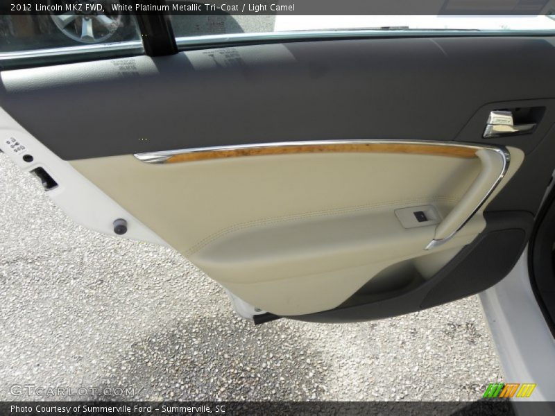 White Platinum Metallic Tri-Coat / Light Camel 2012 Lincoln MKZ FWD