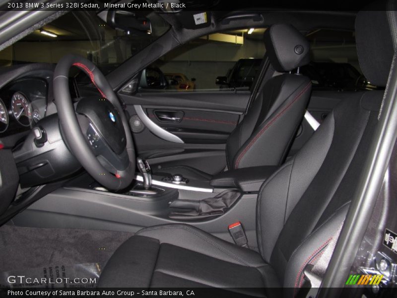 Mineral Grey Metallic / Black 2013 BMW 3 Series 328i Sedan