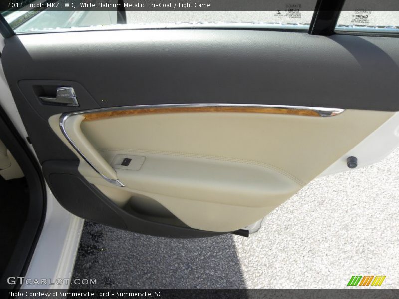 White Platinum Metallic Tri-Coat / Light Camel 2012 Lincoln MKZ FWD