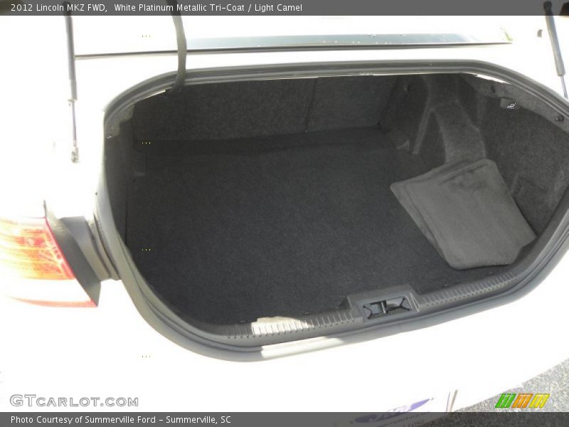 White Platinum Metallic Tri-Coat / Light Camel 2012 Lincoln MKZ FWD