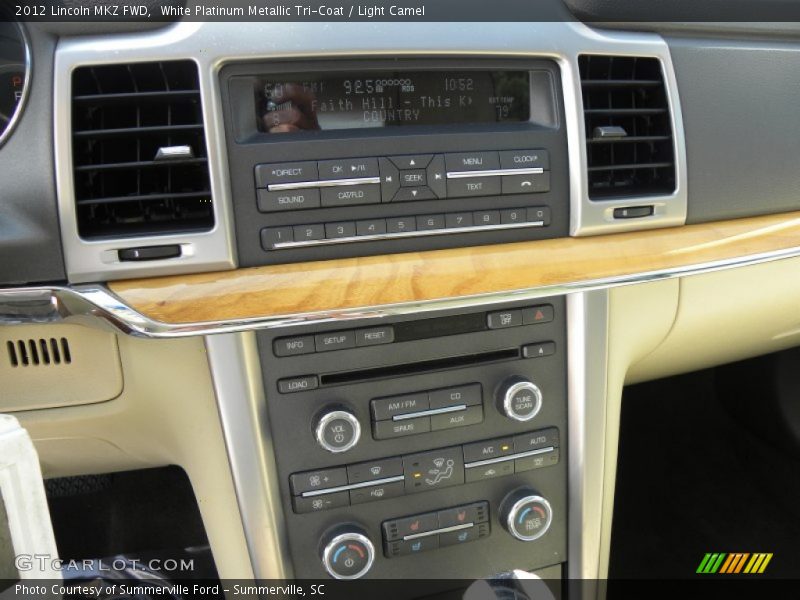 White Platinum Metallic Tri-Coat / Light Camel 2012 Lincoln MKZ FWD