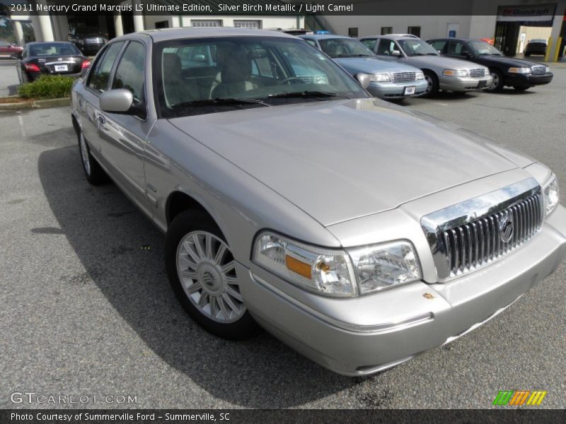 Silver Birch Metallic / Light Camel 2011 Mercury Grand Marquis LS Ultimate Edition