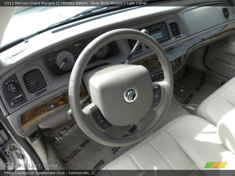 Silver Birch Metallic / Light Camel 2011 Mercury Grand Marquis LS Ultimate Edition
