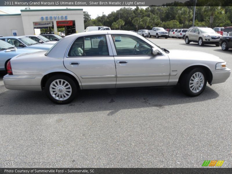 Silver Birch Metallic / Light Camel 2011 Mercury Grand Marquis LS Ultimate Edition