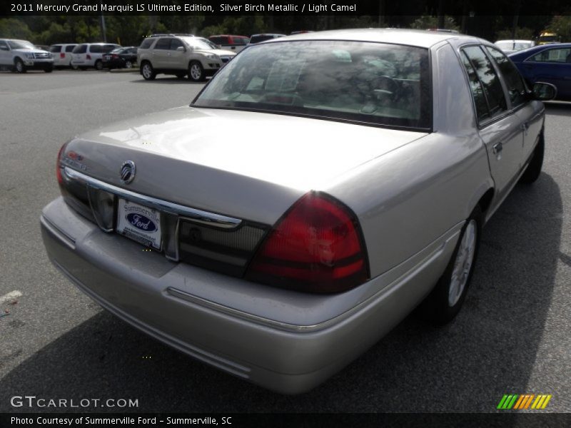 Silver Birch Metallic / Light Camel 2011 Mercury Grand Marquis LS Ultimate Edition