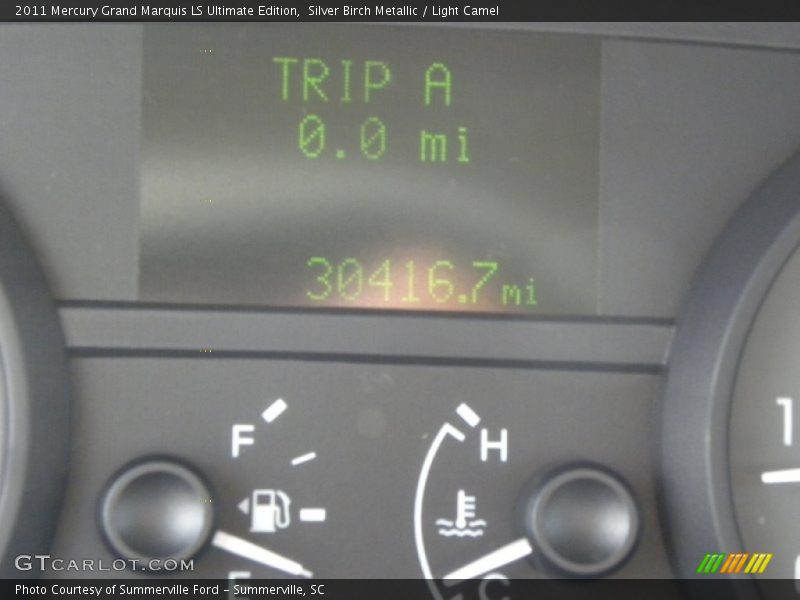 Silver Birch Metallic / Light Camel 2011 Mercury Grand Marquis LS Ultimate Edition