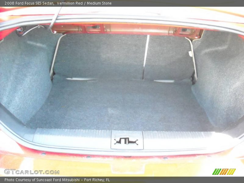 Vermillion Red / Medium Stone 2008 Ford Focus SES Sedan