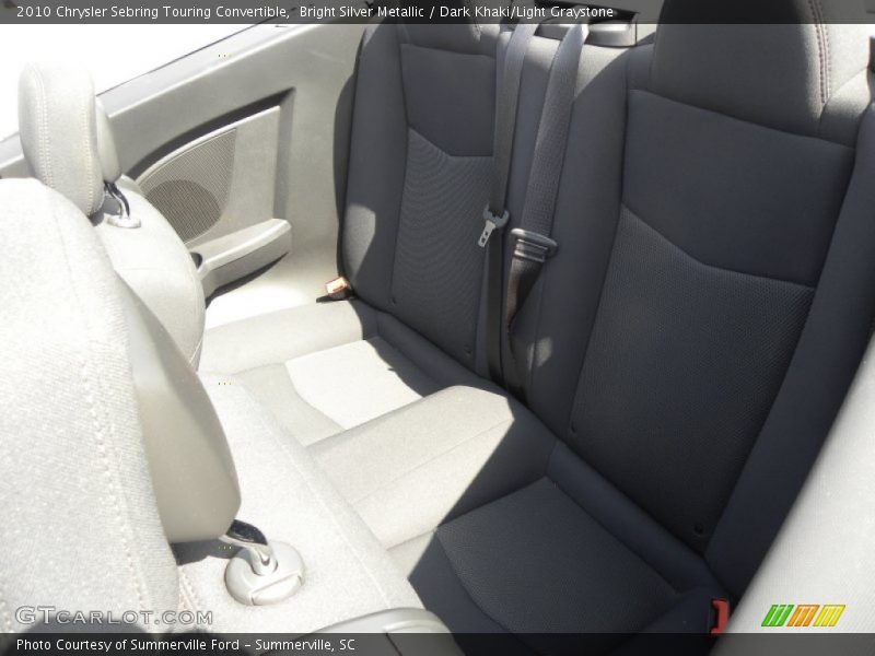 Bright Silver Metallic / Dark Khaki/Light Graystone 2010 Chrysler Sebring Touring Convertible