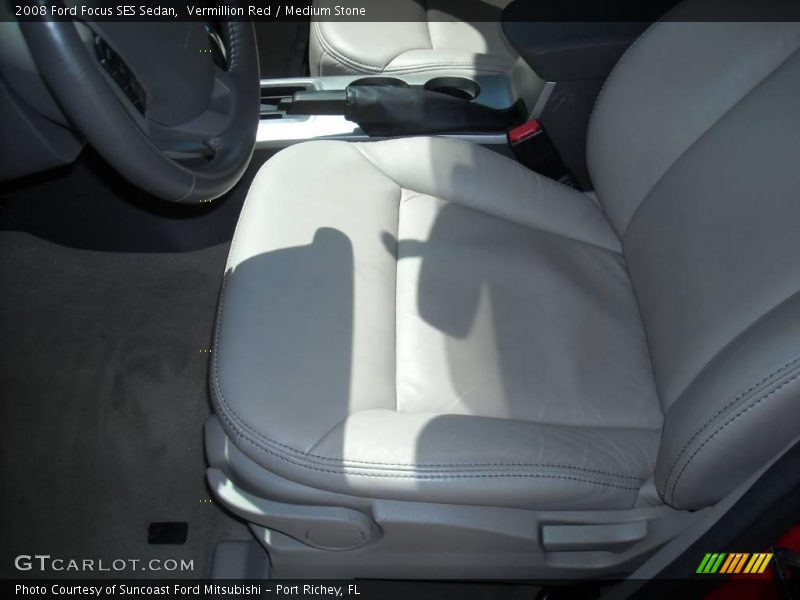 Vermillion Red / Medium Stone 2008 Ford Focus SES Sedan