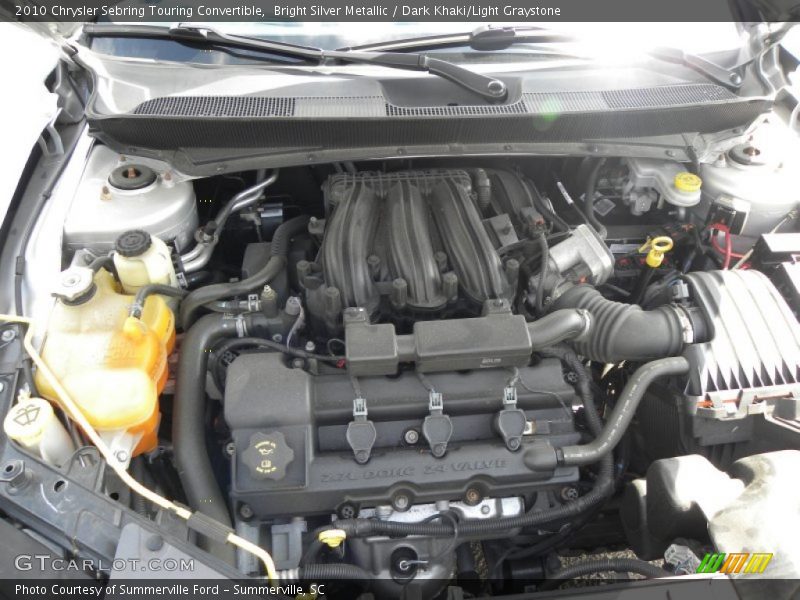 Bright Silver Metallic / Dark Khaki/Light Graystone 2010 Chrysler Sebring Touring Convertible