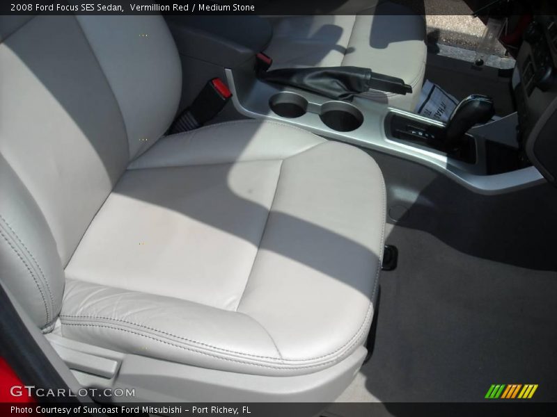 Vermillion Red / Medium Stone 2008 Ford Focus SES Sedan