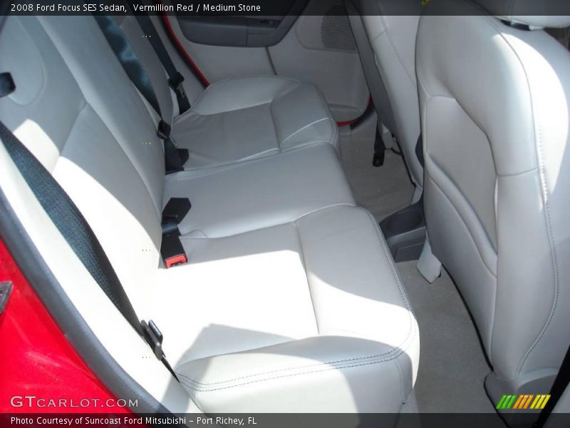 Vermillion Red / Medium Stone 2008 Ford Focus SES Sedan
