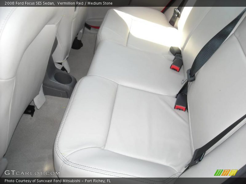 Vermillion Red / Medium Stone 2008 Ford Focus SES Sedan