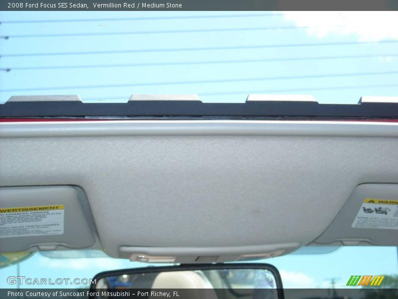 Vermillion Red / Medium Stone 2008 Ford Focus SES Sedan