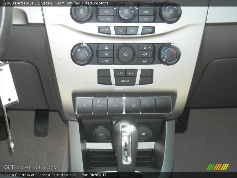 Vermillion Red / Medium Stone 2008 Ford Focus SES Sedan