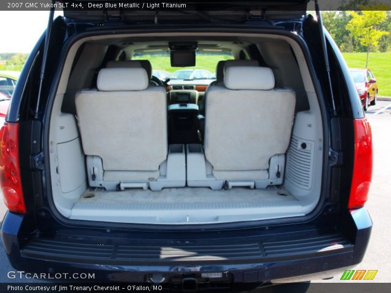 Deep Blue Metallic / Light Titanium 2007 GMC Yukon SLT 4x4