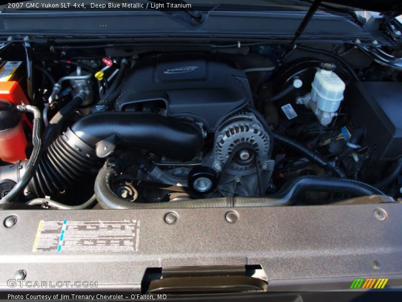 Deep Blue Metallic / Light Titanium 2007 GMC Yukon SLT 4x4