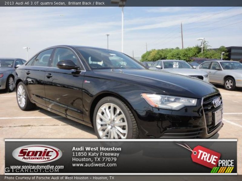 Brilliant Black / Black 2013 Audi A6 3.0T quattro Sedan