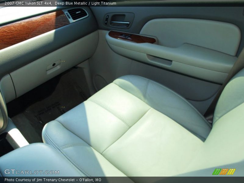 Deep Blue Metallic / Light Titanium 2007 GMC Yukon SLT 4x4