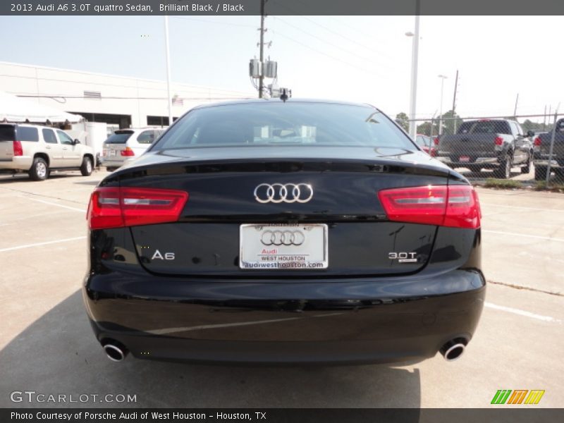 Brilliant Black / Black 2013 Audi A6 3.0T quattro Sedan