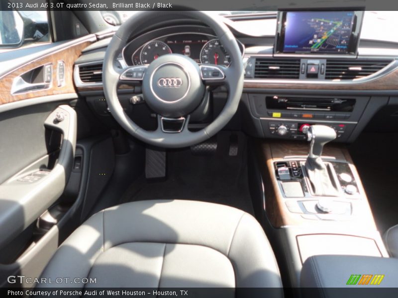 Brilliant Black / Black 2013 Audi A6 3.0T quattro Sedan