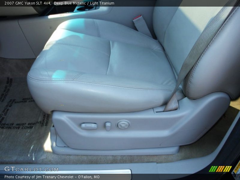 Deep Blue Metallic / Light Titanium 2007 GMC Yukon SLT 4x4