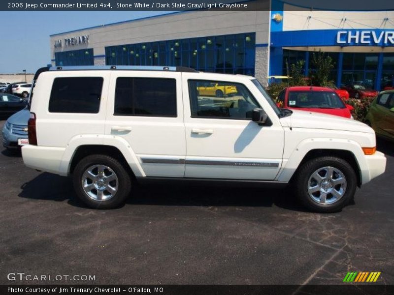 Stone White / Dark Slate Gray/Light Graystone 2006 Jeep Commander Limited 4x4