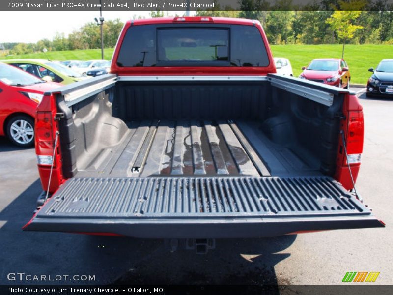 Red Alert / Pro-4X Charcoal 2009 Nissan Titan PRO-4X Crew Cab 4x4