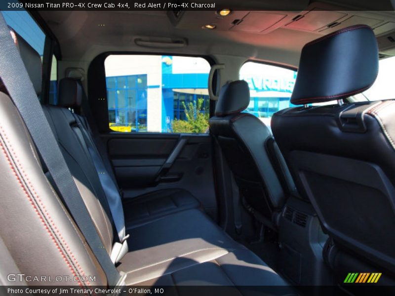 Red Alert / Pro-4X Charcoal 2009 Nissan Titan PRO-4X Crew Cab 4x4