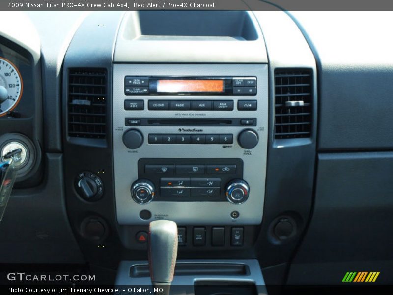 Red Alert / Pro-4X Charcoal 2009 Nissan Titan PRO-4X Crew Cab 4x4