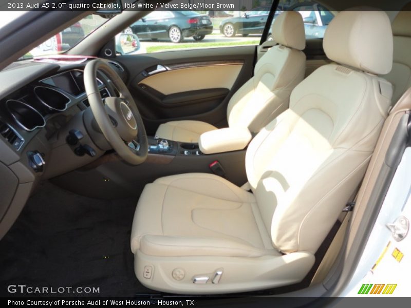  2013 A5 2.0T quattro Cabriolet Velvet Beige/Moor Brown Interior