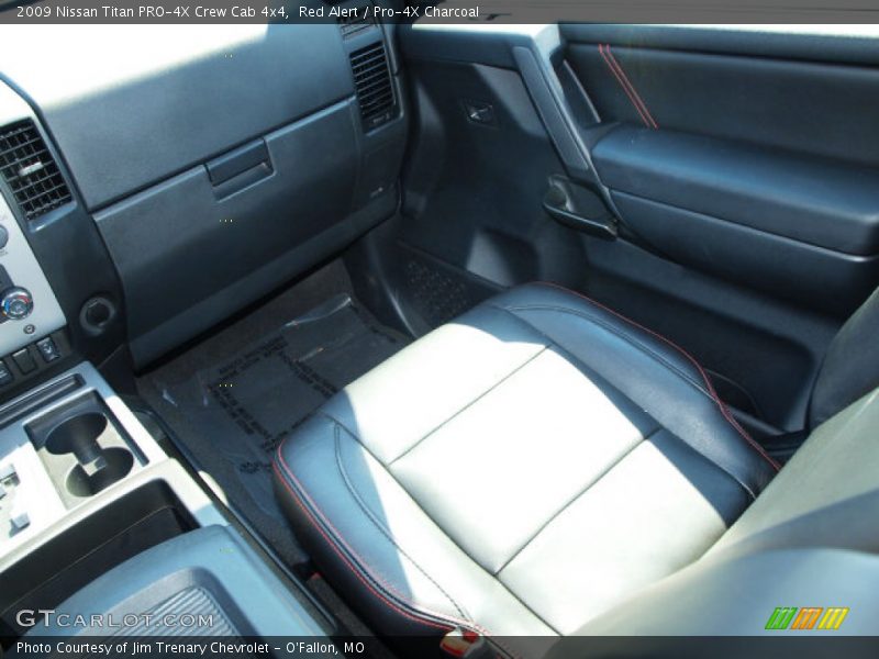 Red Alert / Pro-4X Charcoal 2009 Nissan Titan PRO-4X Crew Cab 4x4