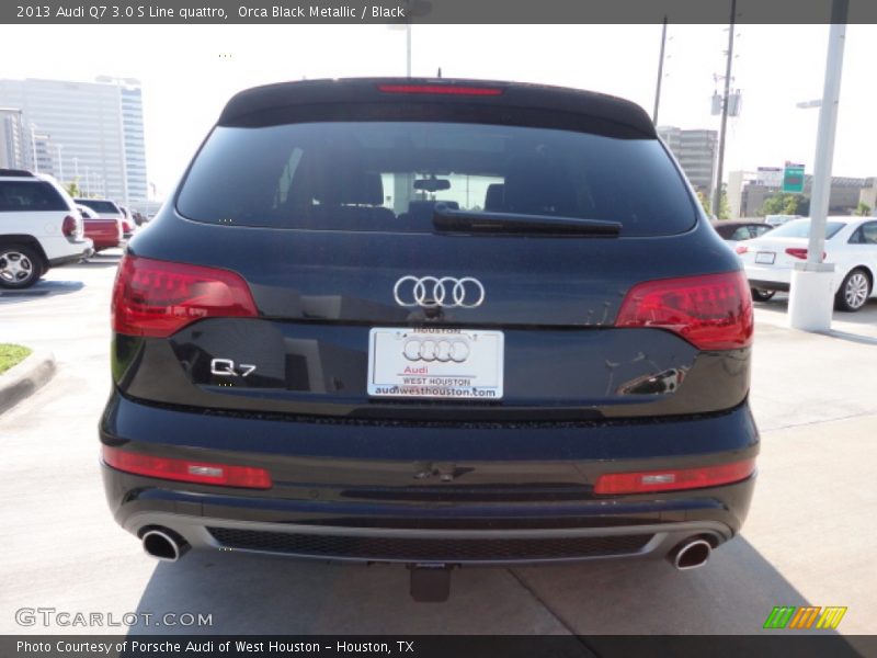 Orca Black Metallic / Black 2013 Audi Q7 3.0 S Line quattro