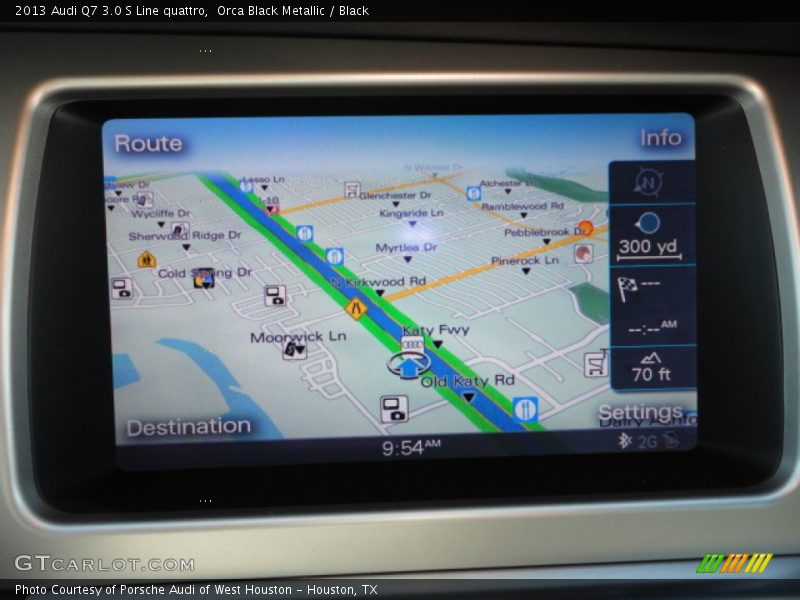 Navigation of 2013 Q7 3.0 S Line quattro