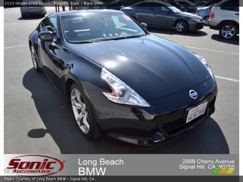 Magnetic Black / Black Cloth 2010 Nissan 370Z Coupe