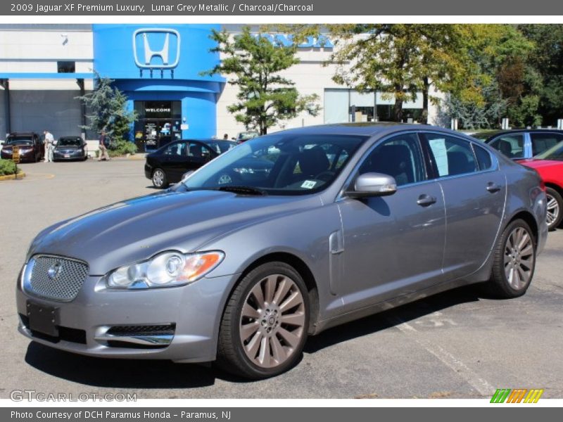 Lunar Grey Metallic / Charcoal/Charcoal 2009 Jaguar XF Premium Luxury