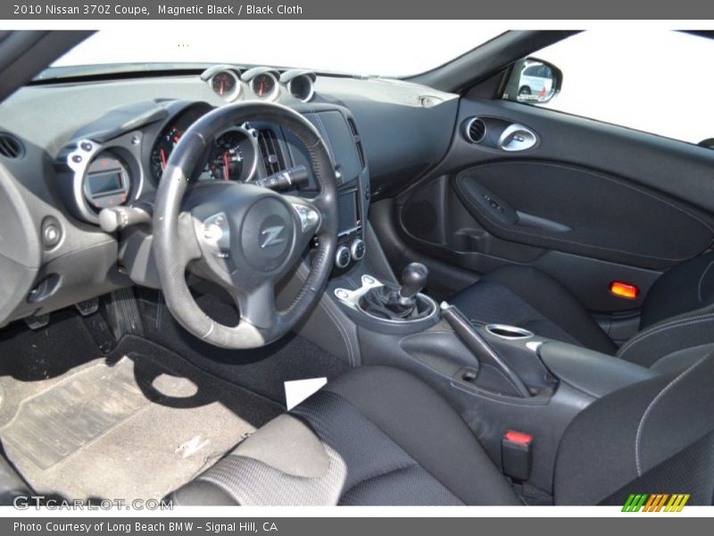 Magnetic Black / Black Cloth 2010 Nissan 370Z Coupe