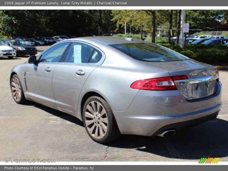 Lunar Grey Metallic / Charcoal/Charcoal 2009 Jaguar XF Premium Luxury