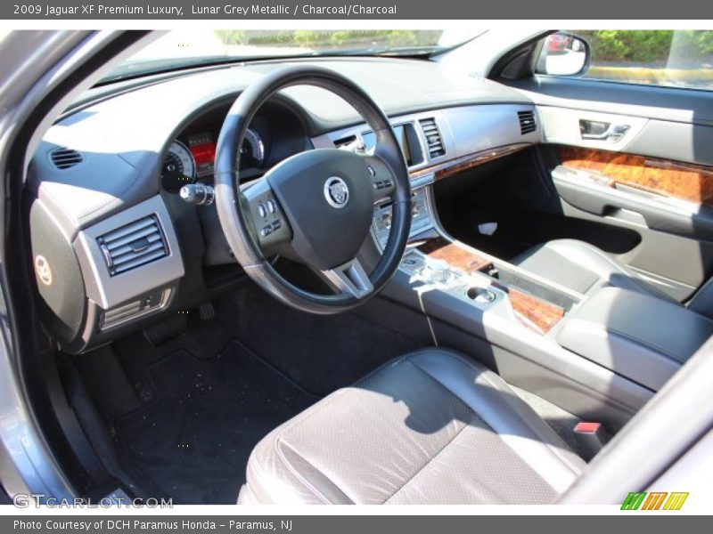 Lunar Grey Metallic / Charcoal/Charcoal 2009 Jaguar XF Premium Luxury