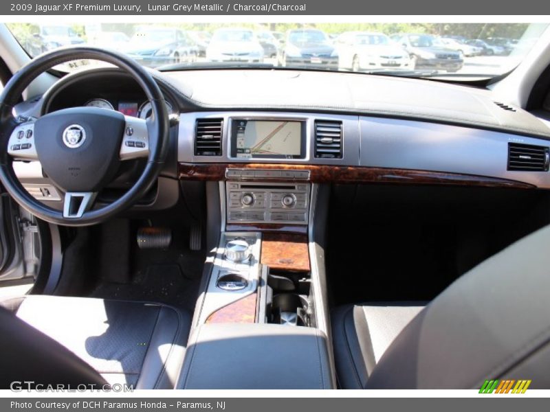 Lunar Grey Metallic / Charcoal/Charcoal 2009 Jaguar XF Premium Luxury