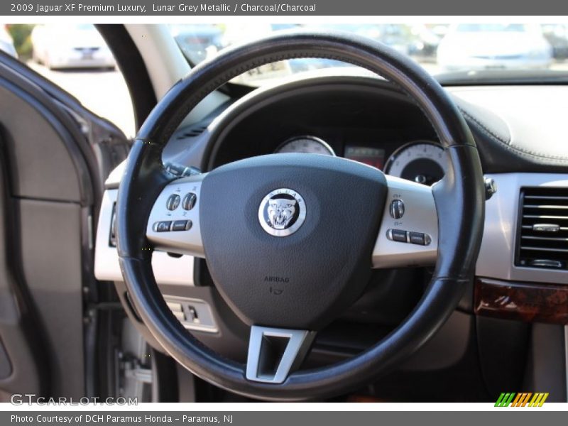 Lunar Grey Metallic / Charcoal/Charcoal 2009 Jaguar XF Premium Luxury