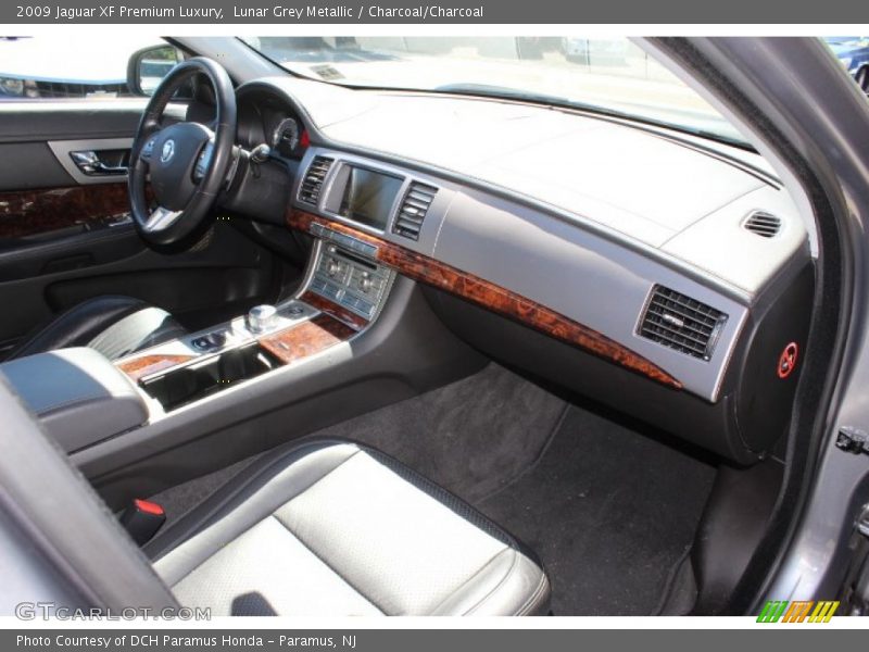 Lunar Grey Metallic / Charcoal/Charcoal 2009 Jaguar XF Premium Luxury