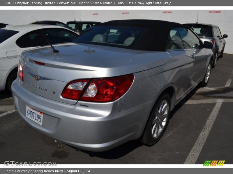 Bright Silver Metallic / Dark Slate Gray/Light Slate Gray 2008 Chrysler Sebring Limited Convertible