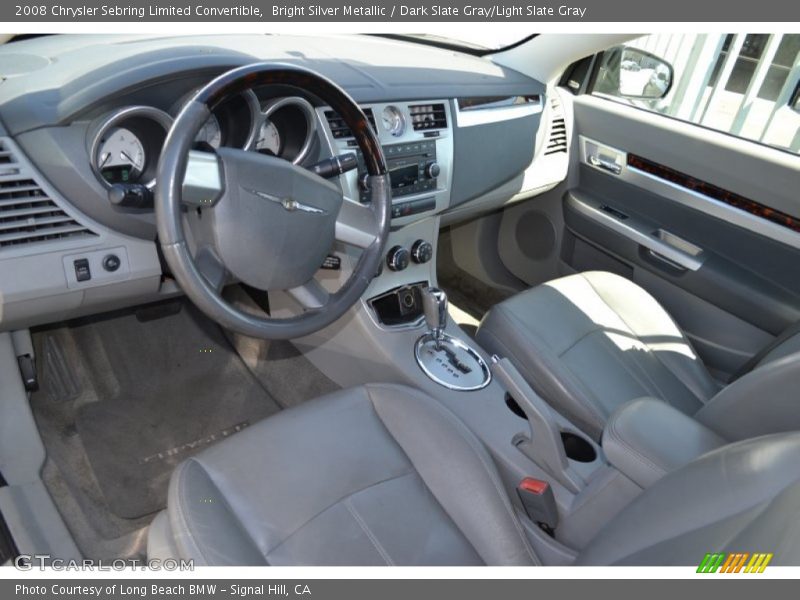 Bright Silver Metallic / Dark Slate Gray/Light Slate Gray 2008 Chrysler Sebring Limited Convertible