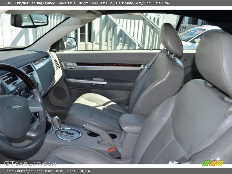 Bright Silver Metallic / Dark Slate Gray/Light Slate Gray 2008 Chrysler Sebring Limited Convertible